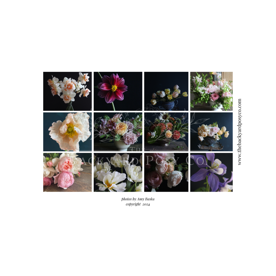 2025 Backyard Posy Calendar